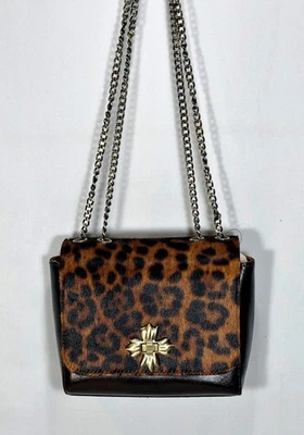 Patricia Nash Leopard Haircalf Collection Crossbody Shoulder Purse Bag NWT - Image 1 of 4