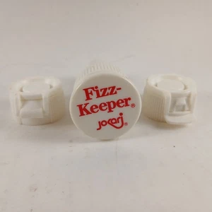 Lotto tappi pompa Jokari Fizz-Keeper vintage (1) e tappi salva bibite in plastica (2) - Foto 1 di 5