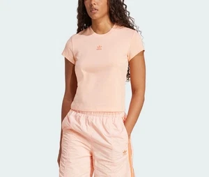 Neu mit Etikett Adidas Essentials schmales Damen-T-Shirt S – L UVP 25 $ - Bild 1 von 5
