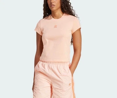 NWT Women’s Adidas Essentials Slim T-Shirt S - L MSRP $25 - Image 1 of 4