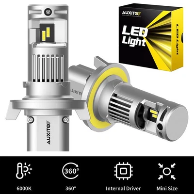 For Ford F250 Super Duty 2005 06-2021 9008 H13 LED Headlight Bulbs High Low Beam - Image 1 of 4