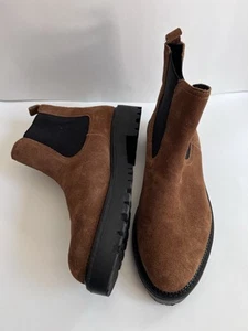 Botas Chelsea Caslon Mujer Miller Marrón Cestaño Gamuza Resistente al Agua Talla 11M - Imagen 1 de 20