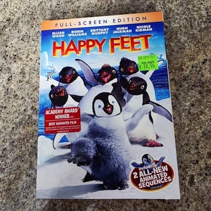 Happy Feet (Full Screen Edition) DVD Childrens Movie Free Shipping - Picture 1 of 6