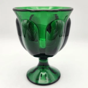 Plato de caramelo con pedestal de vidrio perenne MCM Viking 5 3/4” sin tapa color raro - Imagen 1 de 7