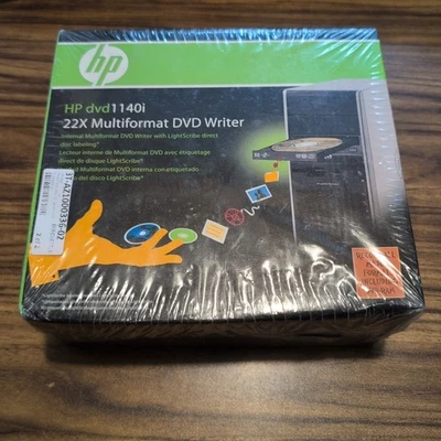 HP DVD1140i-H01 8 CD/DVD-RW LightScribe Multiformat DVD Drive NEW SEALED  - Image 1 of 3