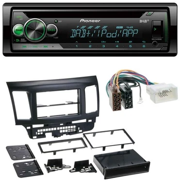 Pioneer USB MP3 DAB AUX CD Autoradio für Mitsubishi Evo Lancer (ab 2008) - Bild 1 von 4