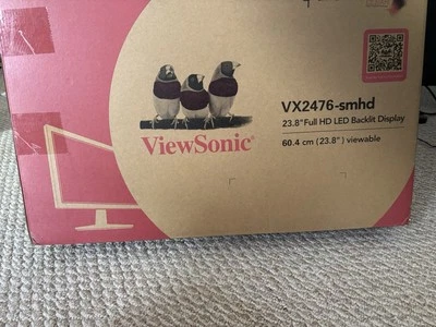 VIEWSONIC VX2476-SMHD VS16510 24" FULL HD LED BACKLIT DISPLAY - Image 1 of 4