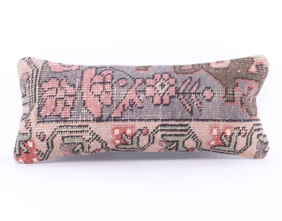 Funda de almohada de diseño de alfombra, funda de cojín de diseño turco de Anatolia, almohada decorativa Foto 1 de 4