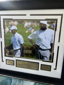 Michael Jordan And Tiger Woods 2007 Quail Hollow Charlotte NC Signatures - Picture 1 of 14