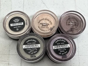 bareMinerals Lot of 5 Glimmer Glimpse i.d. Mineral Loose Eyeshadow Double Dare B - Picture 1 of 11