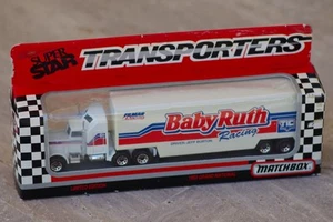 VINTAGE Matchbox Transporters Diecast Semi Jeff Burton Baby Ruth 1992 - Picture 1 of 4