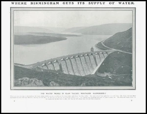 Presa Radnorshire Rhayader Elan Valley Water Works 1906 de Gales (07) - Imagen 1 de 1