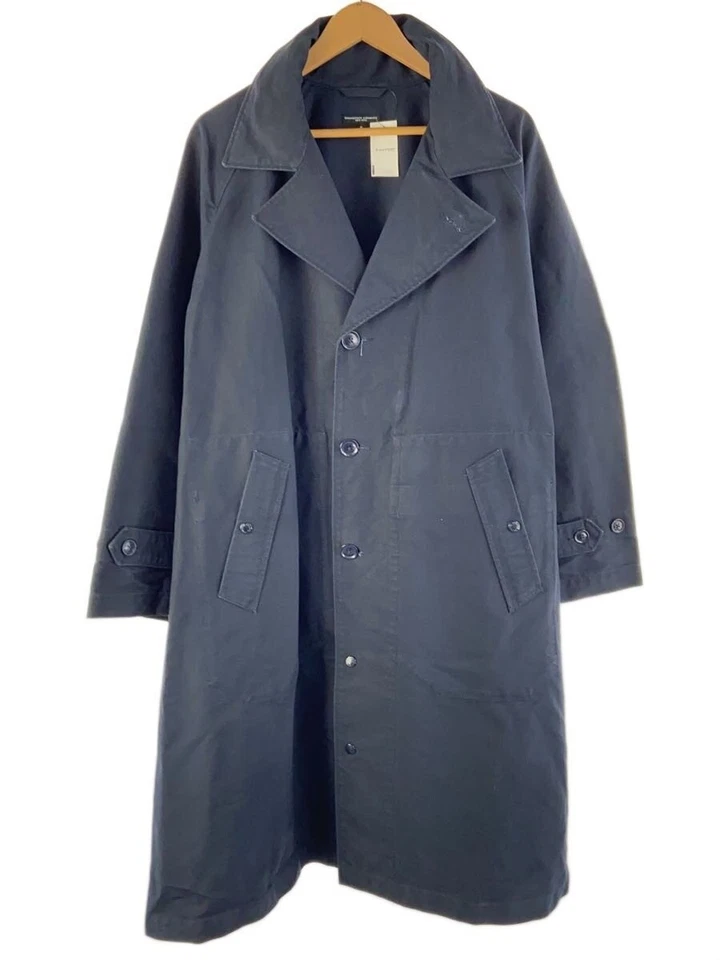 Mens Engineered Garments Engineered Garments Sten Collar Coat S Cotton NVY - Image 1 of 4