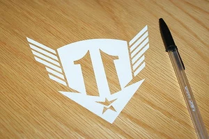 Ben Spies Nummer 11 Crest Aufkleber - Bild 1 von 1