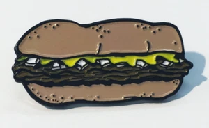 Philly Cheese Steak Philadelphia Liberty Bell Enamel Pin - Picture 1 of 2