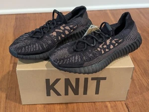 Adidas Yeezy 350 V2 Cmpct Slate Carbon Black Size 9.5  - Picture 1 of 7