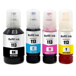 4 Tintenflaschen 140ml/70ml (Set) für Epson EcoTank ET-16150, ET-16680, ET-5800 - Bild 1 von 3