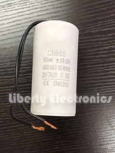 New 50 uF 450VAC 50/60Hz CBB60 Motor Start Run Capacitor - Picture 1 of 1