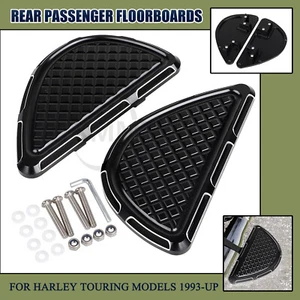 estriberas negras para pasajeros traseros para Harley Street Glide Ultra Limited - Imagen 1 de 17