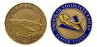 Curtiss P-40 Warhawk Challenge Coin, WWII Aviation, Flying Tigers 1 1/2" CC-P-40
