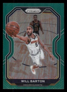 2020-21 Panini Prizm Prizms Green #79 Will Barton - Picture 1 of 2