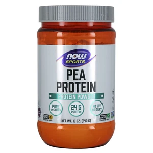 NOW FOODS Pea Protein Pure Unflavored Powder 12 oz - Picture 1 of 4