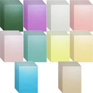 100 Sheets Shimmer Cardstock Metallic Paper 8.5 X 11" 250GSM 90LBS Thick Double - Picture 1 of 1