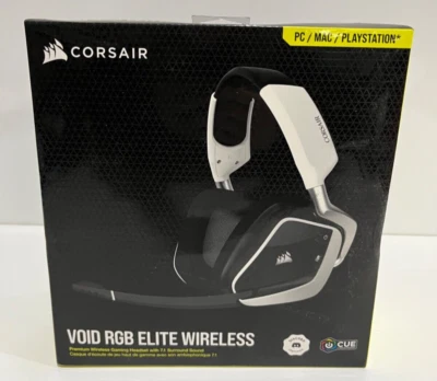 Corsair VOID RGB Elite Wireless Gaming Headset - White - Image 1 of 3