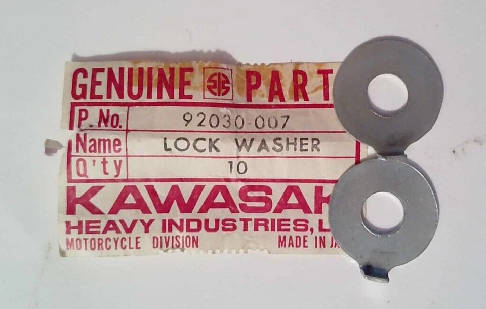 NOS KAWASAKI G3SS G3TR G31M G5 LAVADORA DE BLOQUEO 8 MM CANTIDAD 2 92030-007 NUEVO OEM Foto 1 de 1