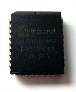 W39V080FAPZ 3,3V 1Mbx8 Flash memory=29F080 PLCC-32 Winbond genuine part x1 pcs - Picture 1 of 1