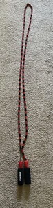Body Fit Sports Authority Beaded Jump Rope Fitness Equipment 10 Foot Red Black - Picture 1 of 2