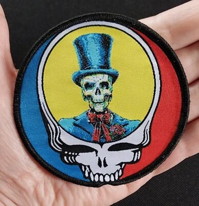 Grateful Dead STEAL YOUR FACE Dave's Pick Official LICENSED Patch ~ Iron On - Picture 1 of 6