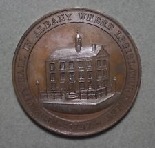 1897 Albany Capital of New York Centenary Medal Copper Rare 51mm