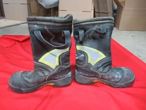 Globe SUPREME SIZE 11 M 14" Pull-on Structural FIREFIGHTER Boots USA Used - Picture 1 of 9