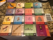 16 PFAFF CREATIVE FANTASY CARDS XMAS VEHICLES EQUESTRIAN 300 CREATIVE PATTERNS