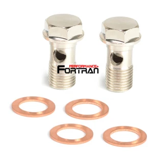 Bolt Turboraffreddante Banjo M14x1,5 mm Fit Garrett GT28R GT30R GT35R TD05 TD06 - Foto 1 di 1