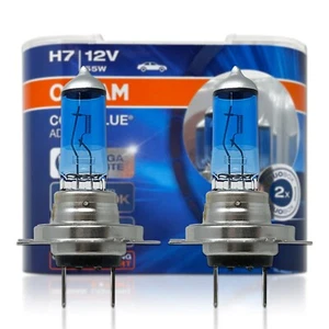 Osram Cool Blue Advance H7 Halogen Headlight Bulbs 62210CBA 5000K 12V Pack of 2 - Picture 1 of 7