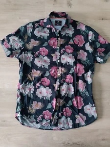 New Zealand Hawaii Hemd Blumen Rock a Billy Gr. S - Bild 1 von 2