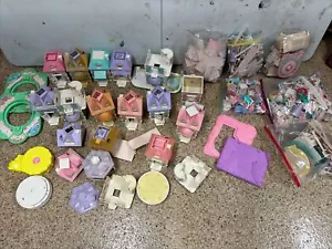 HUGE Vintage Precious Places Lot 1988 Figures Accessories Roads Pets Parts -R404 - Picture 1 of 16