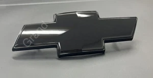 Black 07-14 Tahoe Avalanche Suburban Front Grille Emblem Chevy Bow tie 22830014 - Picture 1 of 10
