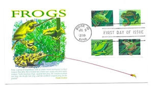 5395-98 Frogs on one Panda Cachets, FDC - Picture 1 of 1