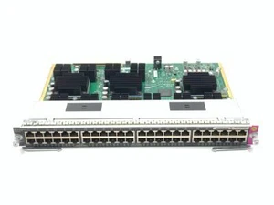 Module Cisco WS-X4748-RJ45V + E 48 ports PoE 1000 Mbits pour catalyseur 4500E - Photo 1/3