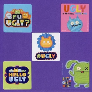 75 UglyDolls Rainbow Stripe - Large Stickers - Party Favors - Rewards - Picture 1 of 1