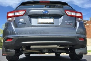 Rally Armor Mud Flaps For 2017-2023 Impreza 4Dr & 5Dr w Grey Logo - Picture 1 of 9