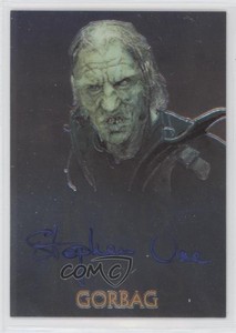 2004 Topps Chrome The Lord of Rings Trilogy Stephen Ure Gorbag as Auto 0j4n