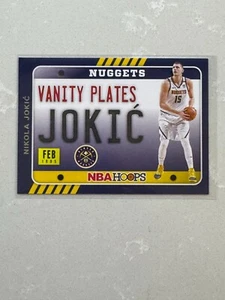 Placas de tocador Panini NBA Hoops Nikola Jokic 2020-21 #17 Denver Nuggets - Imagen 1 de 2