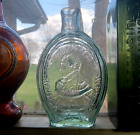 1849 ROUGH AND READY MAJOR RINGGOLD OPEN PONTIL PINT GI-71 HISTORICAL FLASK NICE