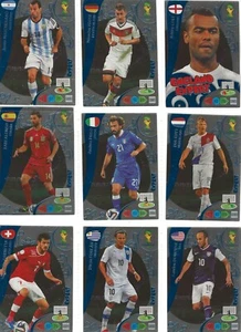  WELT BRASILIEN 2014 ADRENALYN XL EXPERT & FANS LIEBLINGSKARTEN VON PANINI  - Bild 1 von 25