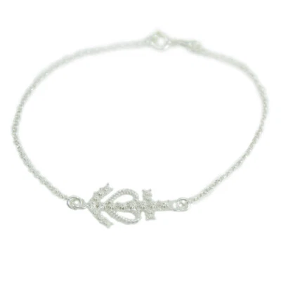 Damenarmband Silber 925 Glauben Hoffnung Nächstenliebe Filigranverarbeitung - Bild 1 von 3