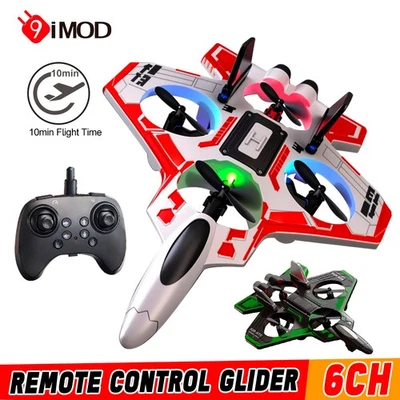 9IMOD RC Glider Airplane 6CH 2.4G Altitude Hovering EPP Remote Control Aircraft - Image 1 of 4